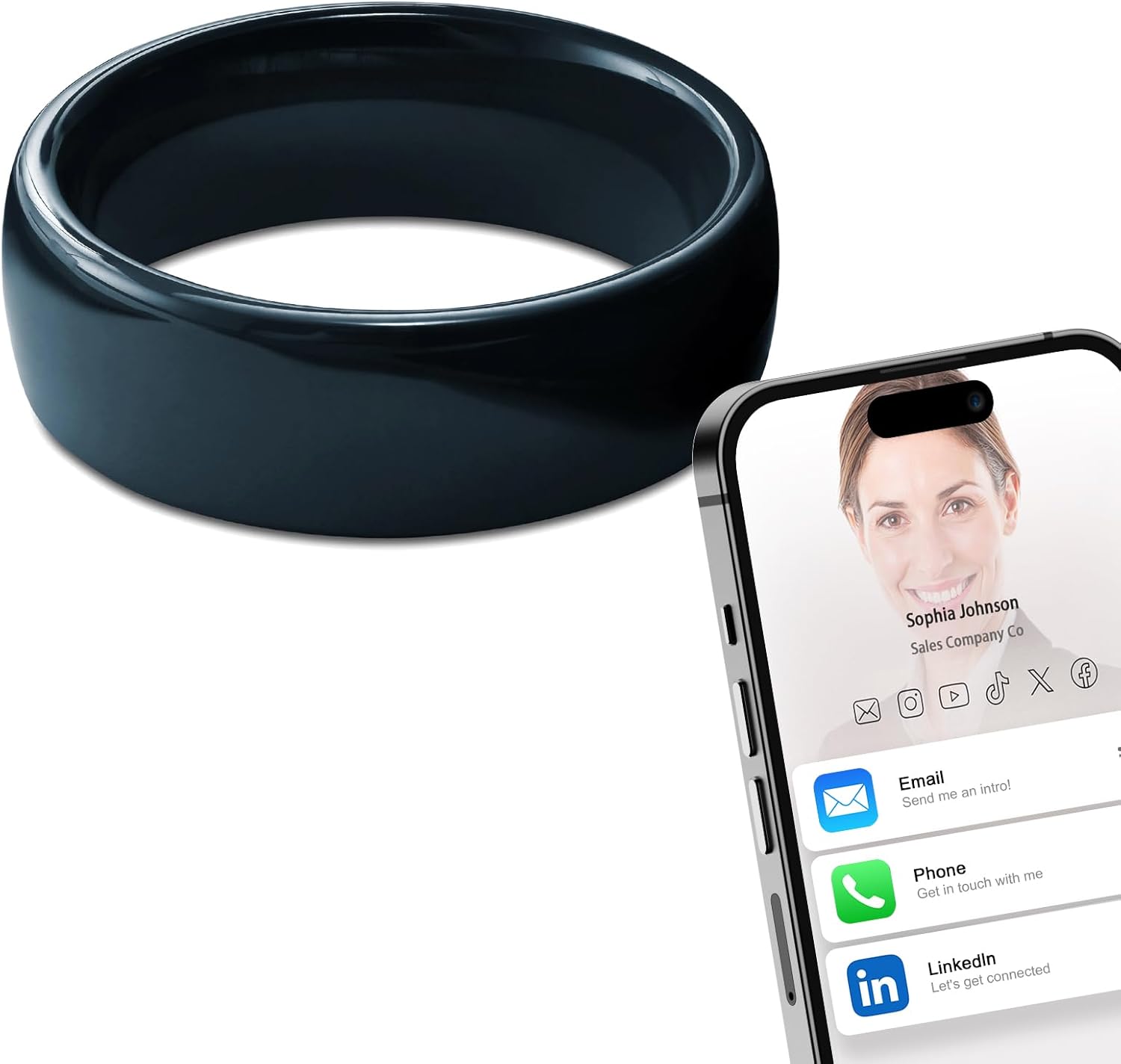 Ntag215 NFC Full Ceramic Smart - đánh giá và giá Smart Ring Nfc Pay